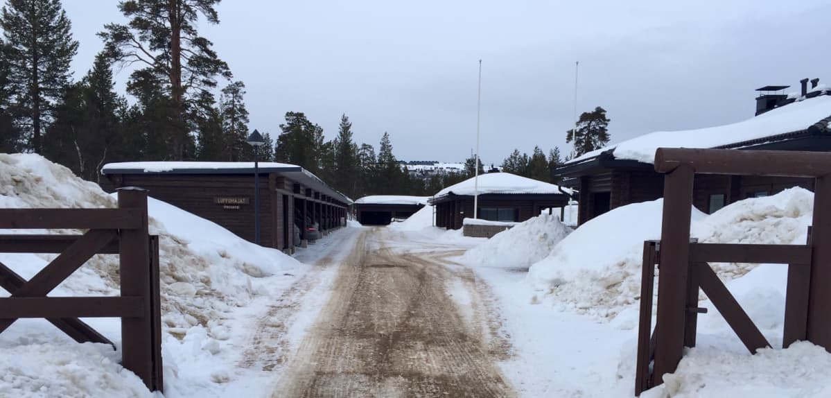 Suomen Pankin Luppomajan portilta. Saariselkä, Inari 3.4.2019