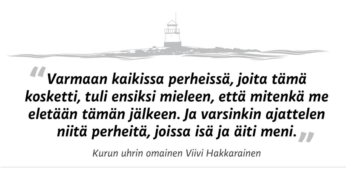 Aikalaissitaatti Kurun uhrin omaiselta