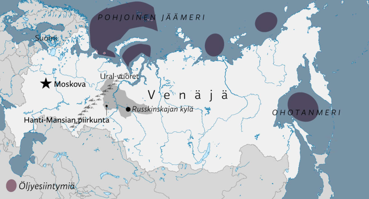 Venäjän öljykentät