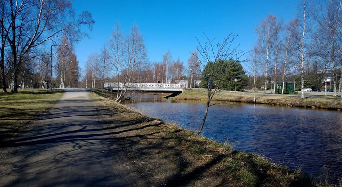 Kuvan suntista Kokkolasta.
