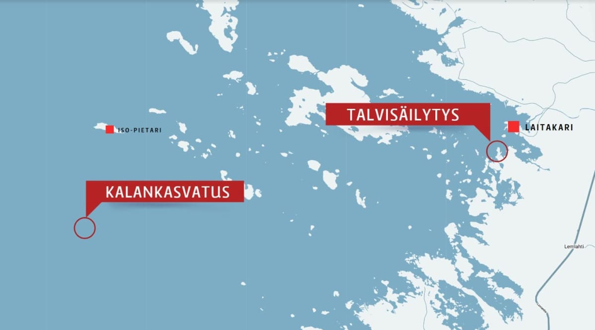 Luvian kalankasvattamon sijainti.