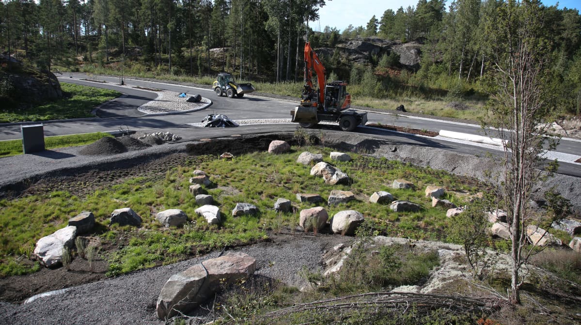Naantalin asuntomessualuetta rakennetaan