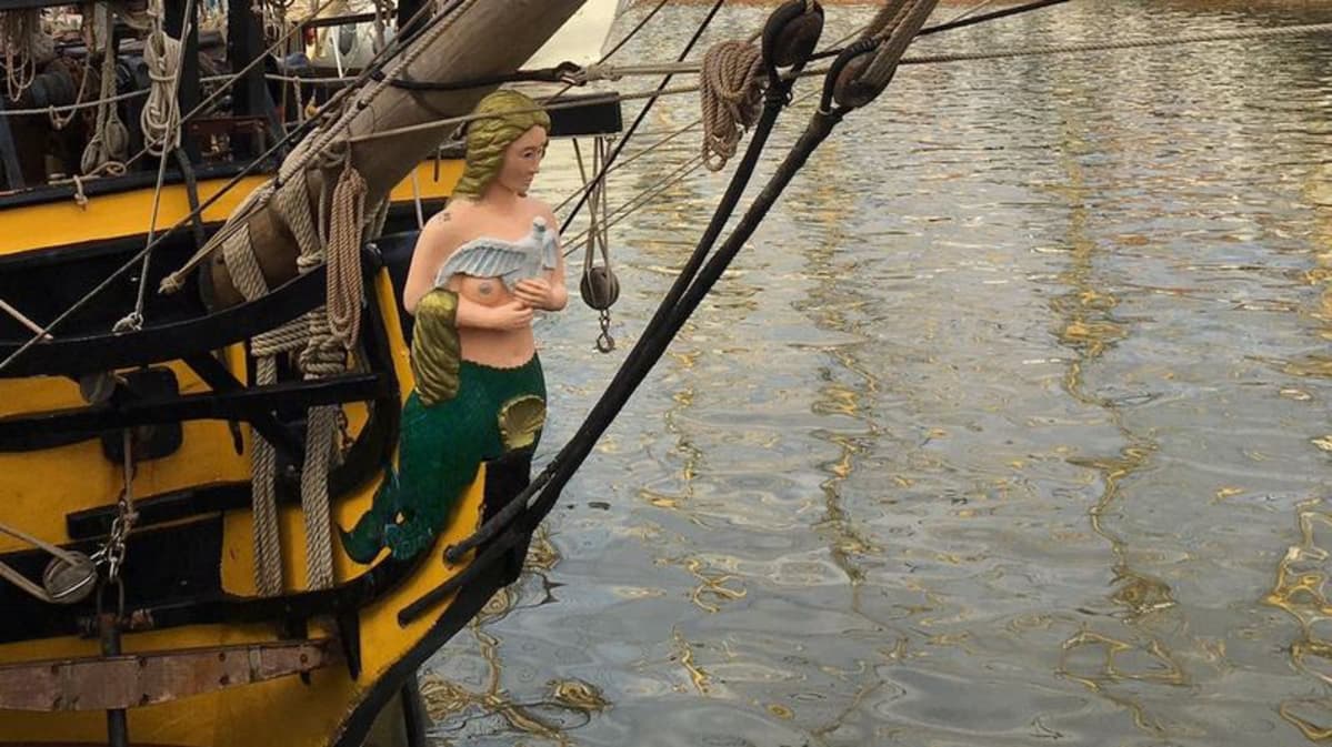 La Gracen keulakuva Turun Tall Ships Racessa.