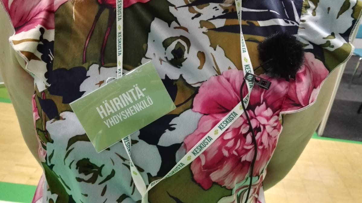 Häirintäyhdyshenkilö rintamerkki