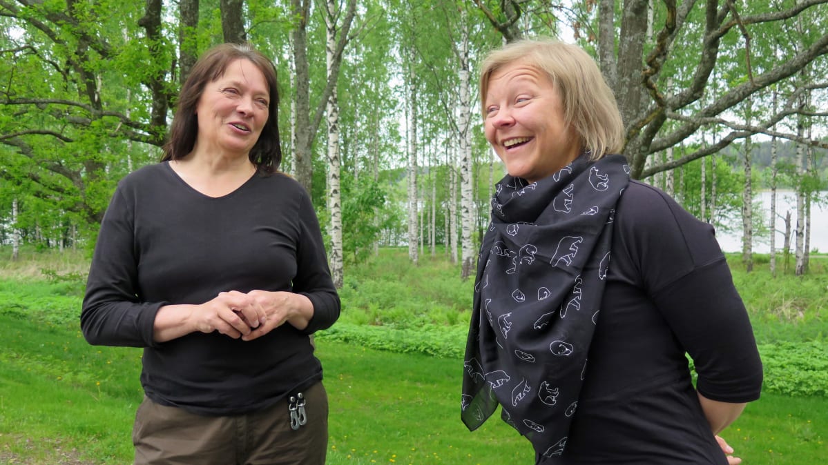 Marjo Lindberg ja Jenni Nurminen