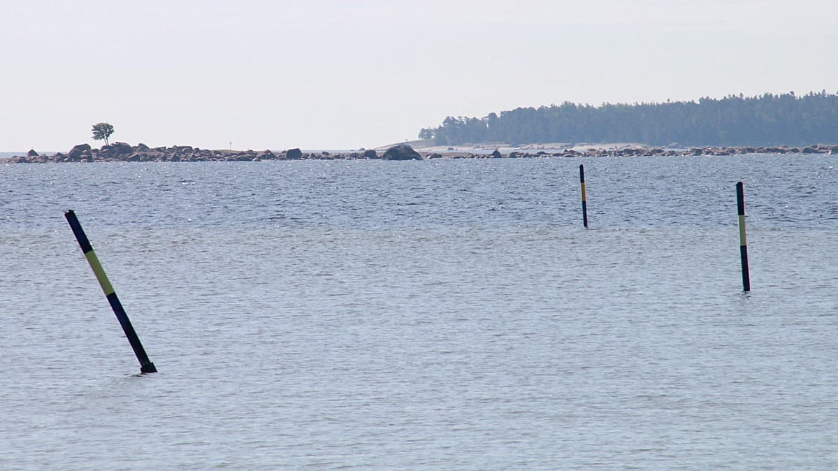 tuloväylä Kaunissaareen, itäinen Suomenlahti