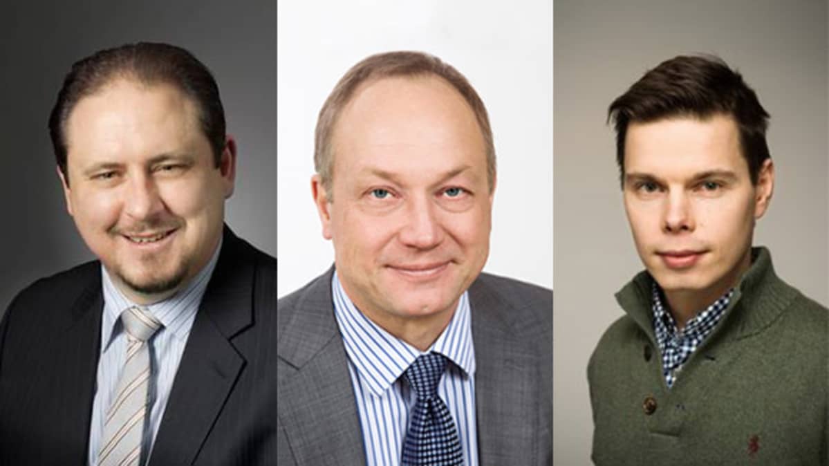 Kaupan murroksesta keskustelemassa valikoimajohtaja Ilkka Alarotu S-ryhmästä, toimitusjohtaja Juhani Pekkala Kaupan liitosta sekä verkkokauppatutkija, konsultti Arhi Kivilahti Solitasta.