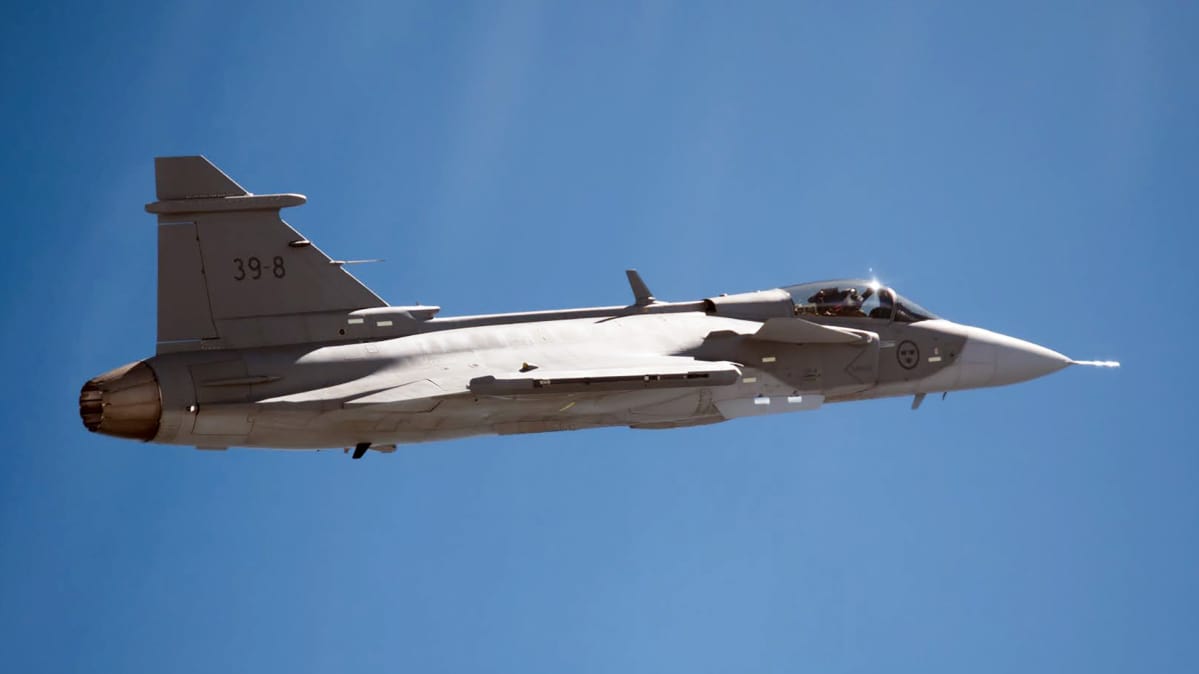 Saabin Jas Gripen E -hävittäjä