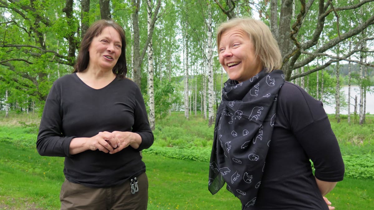 Marjo Lindberg ja Jenni Nurminen