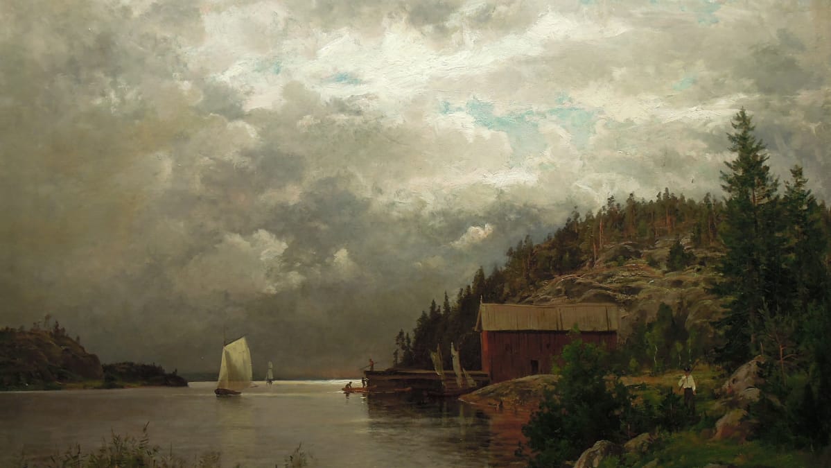 Hjalmar Munsterhjelmin Ilta Barösundissa on museojohtajan suosikkiteos.