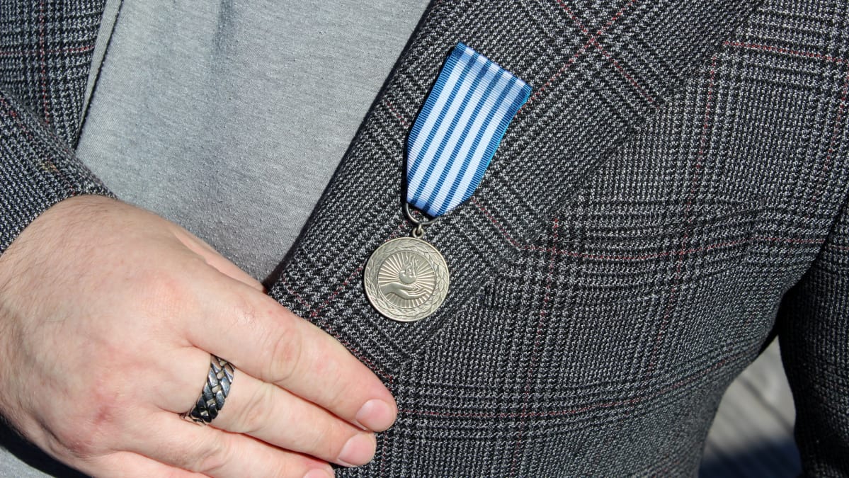 Juho Vänttisen hengenpelastusmitali