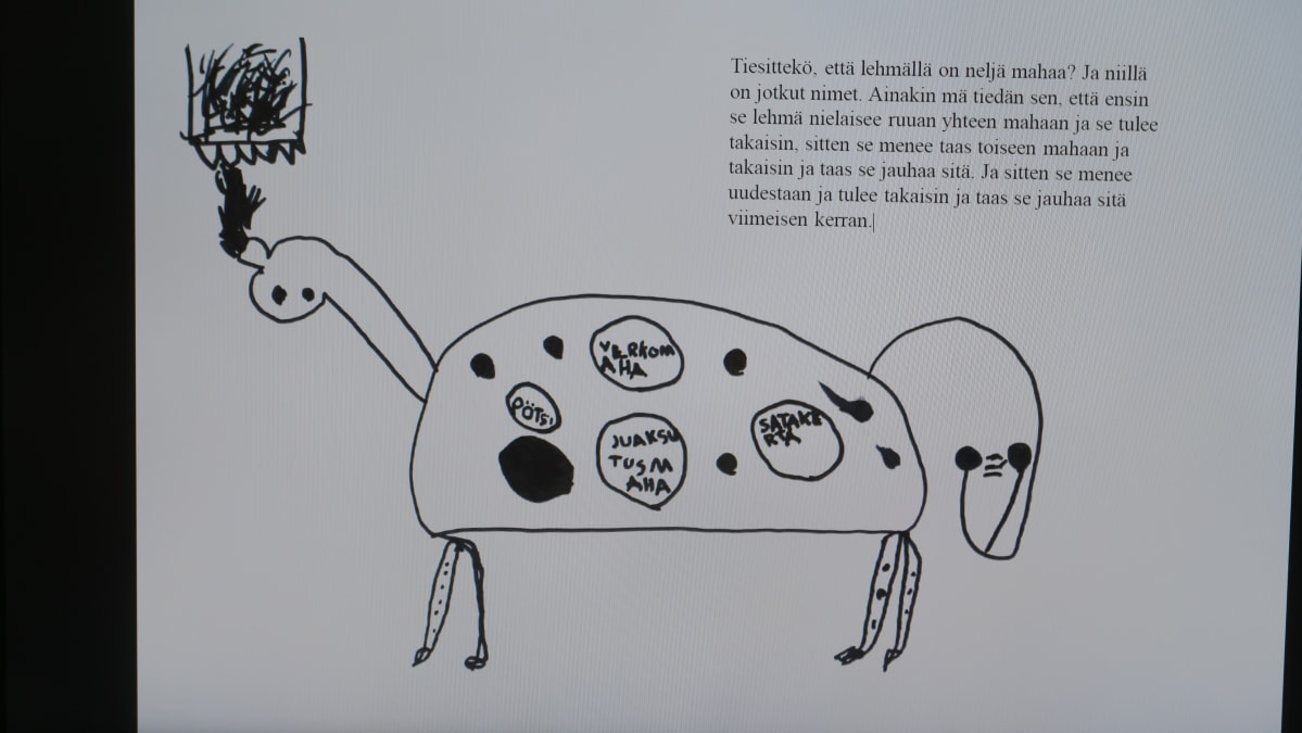 Lasten tutkielma lehmästä