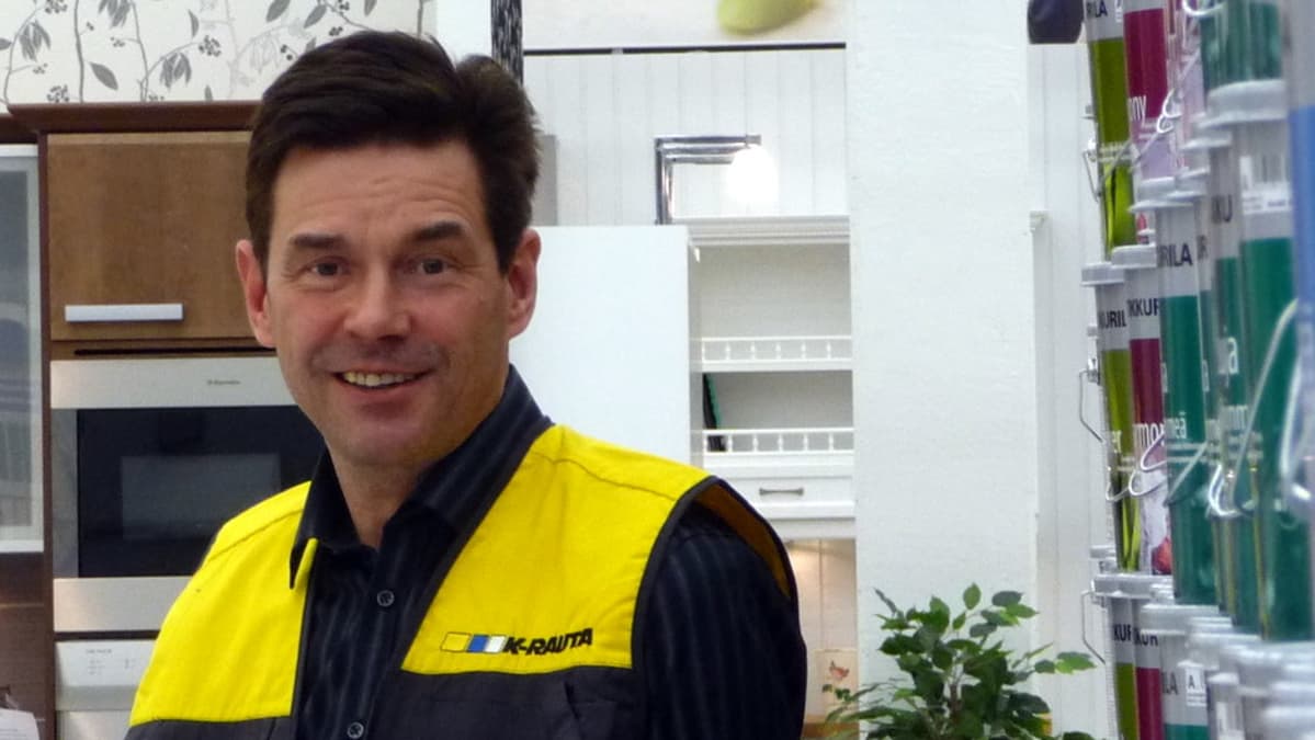 Kauppias Matti Naumanen.
