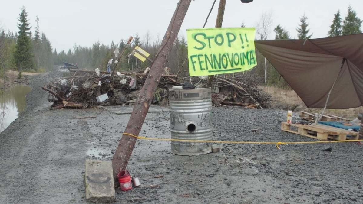 Stop Fennovoima -leiri Pyhäjoella.