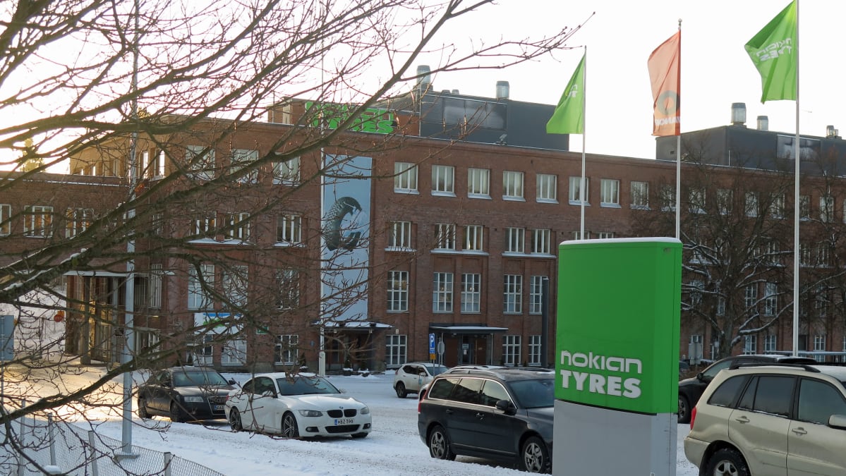 Nokian Renkaiden tehdas Nokialla.