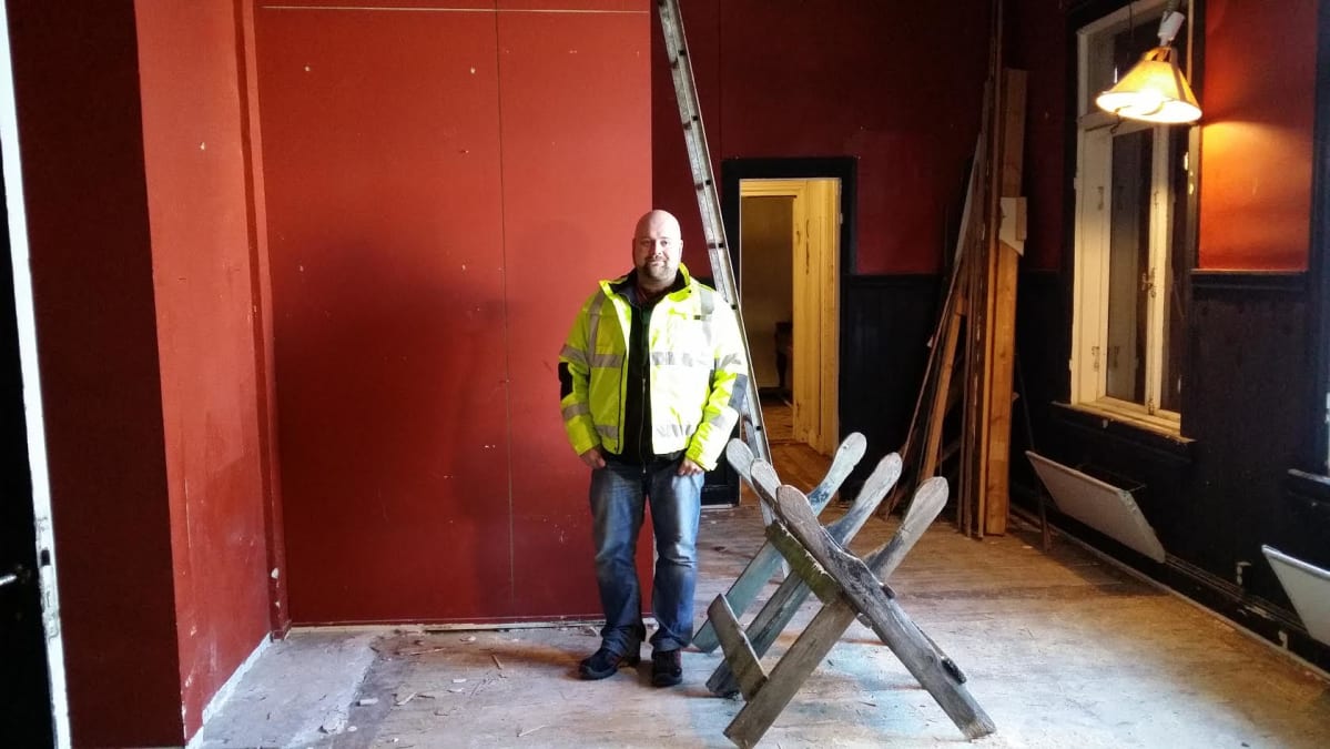 Johannes Sankari suunnittelee asemalle museo- ja kahvilatoimintaa.
