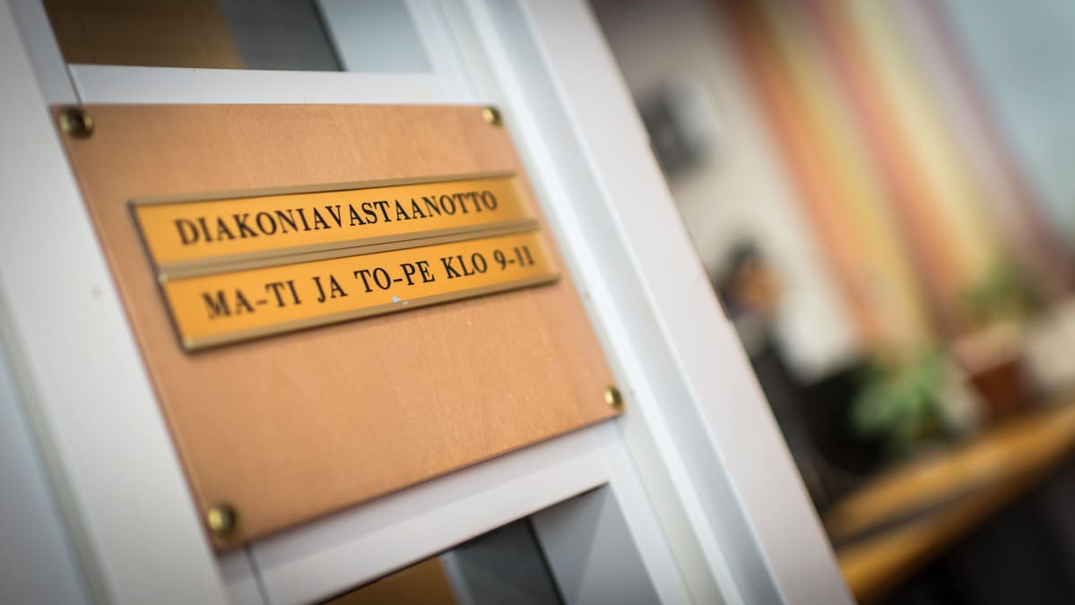 Diakoniavastaanottohuone Pietarsaaren seurakuntakeskuksessa.