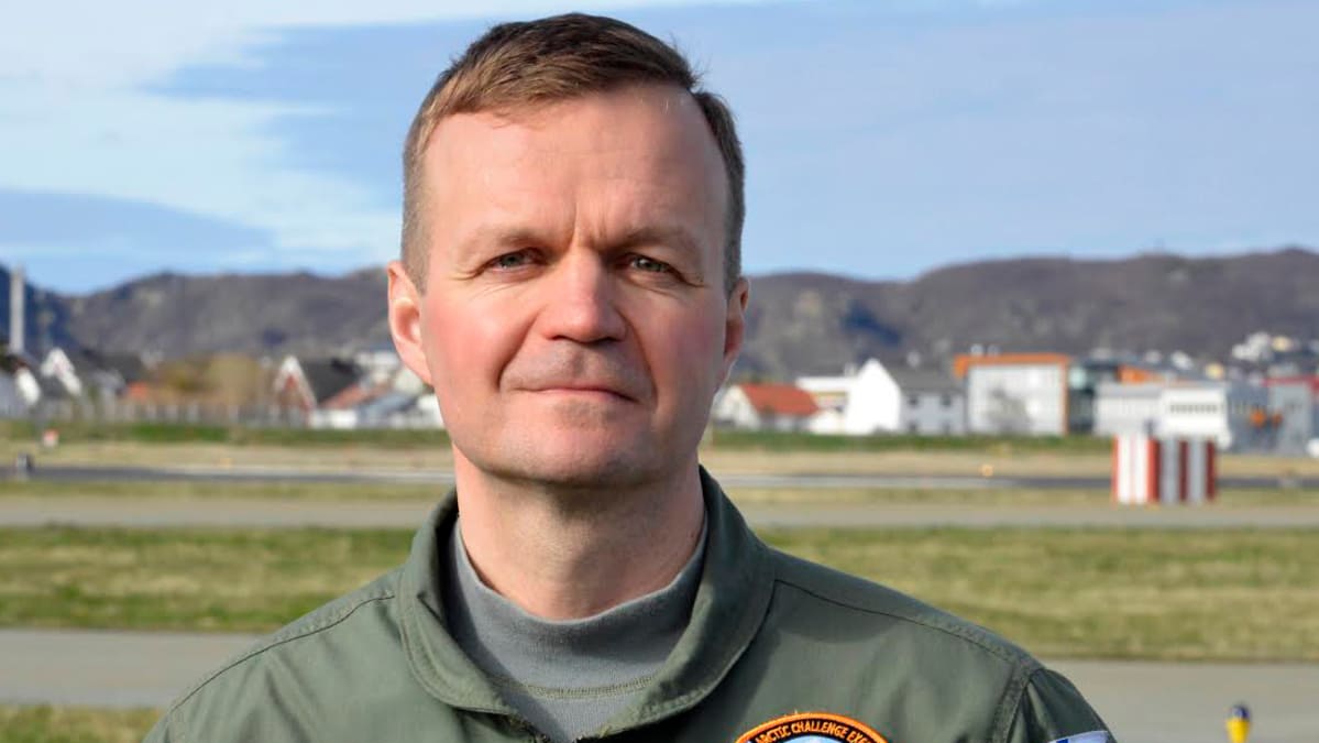 ACE-lentotoimintaharjoituksen johtaja eversti Petteri Seppälä 