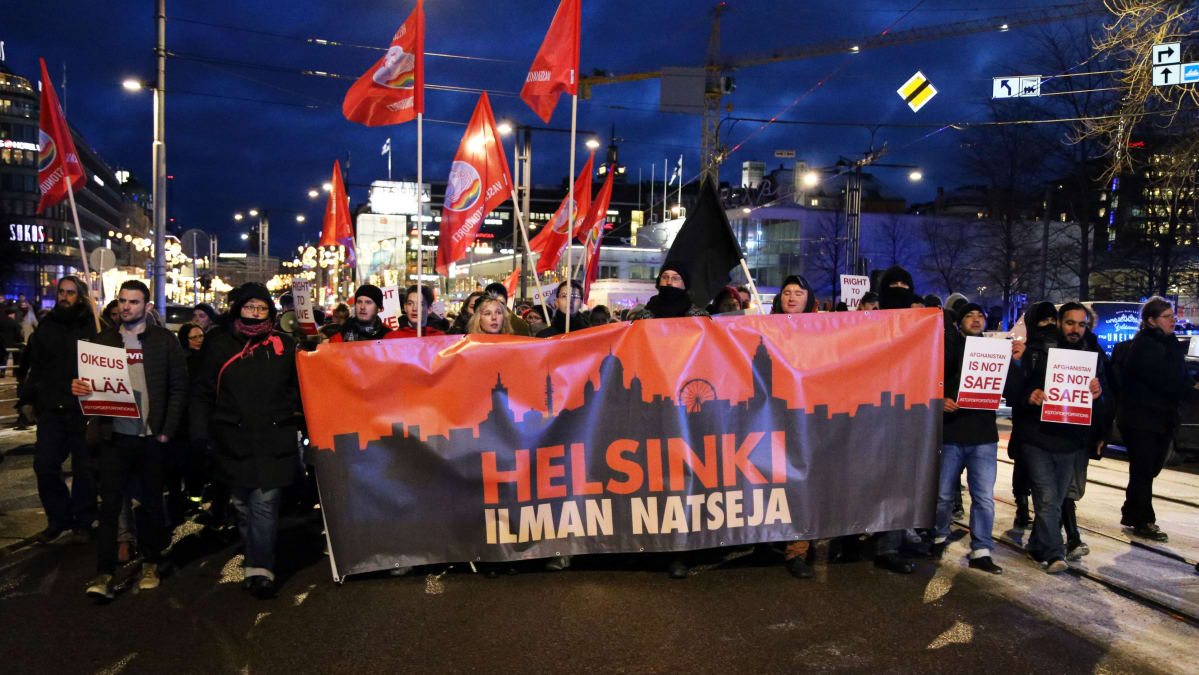 Mielenosoitus Helsingissä 6.12.2017