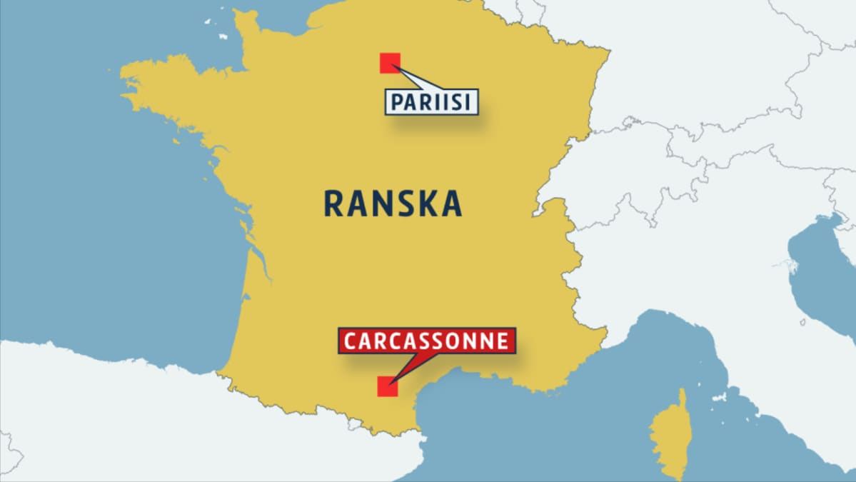 Ranskan kartta.