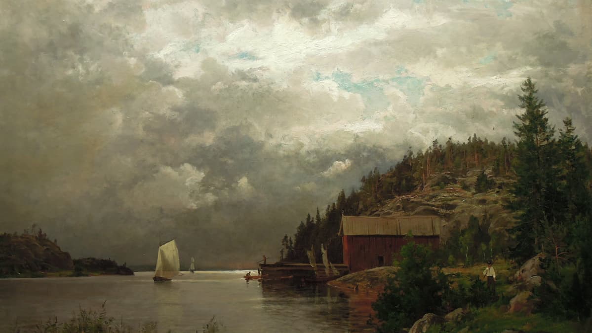 Hjalmar Munsterhjelmin Ilta Barösundissa on museojohtajan suosikkiteos.