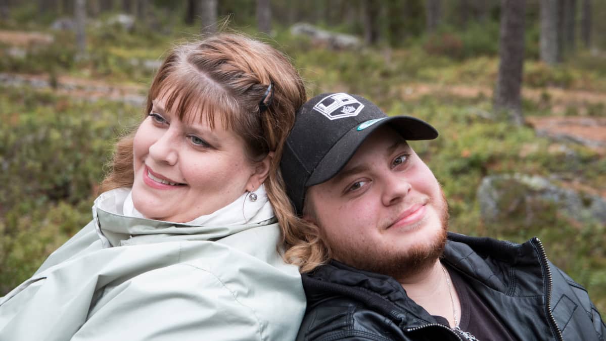 Santerin äiti Hanne-Mari on ollut tärkeä tuki.