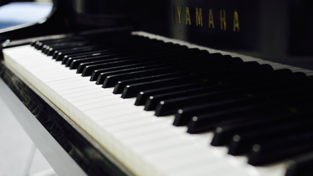 pianon koskettimet, piano