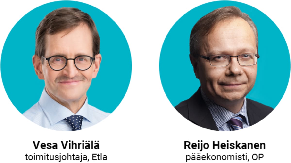 Vesa Vihriälä ja Reijo Heiskanen