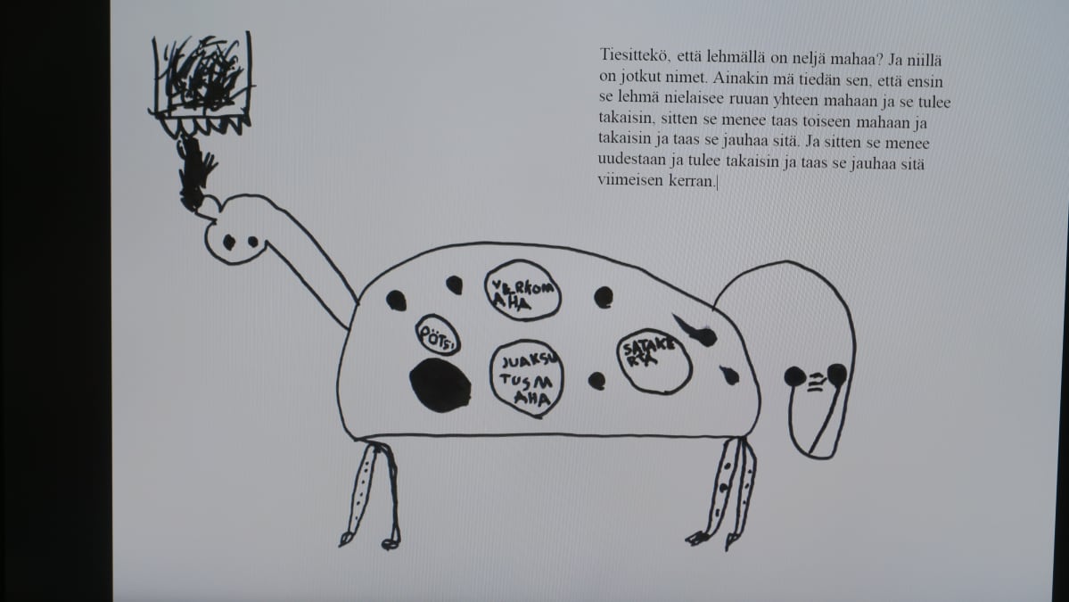 Lasten tutkielma lehmästä