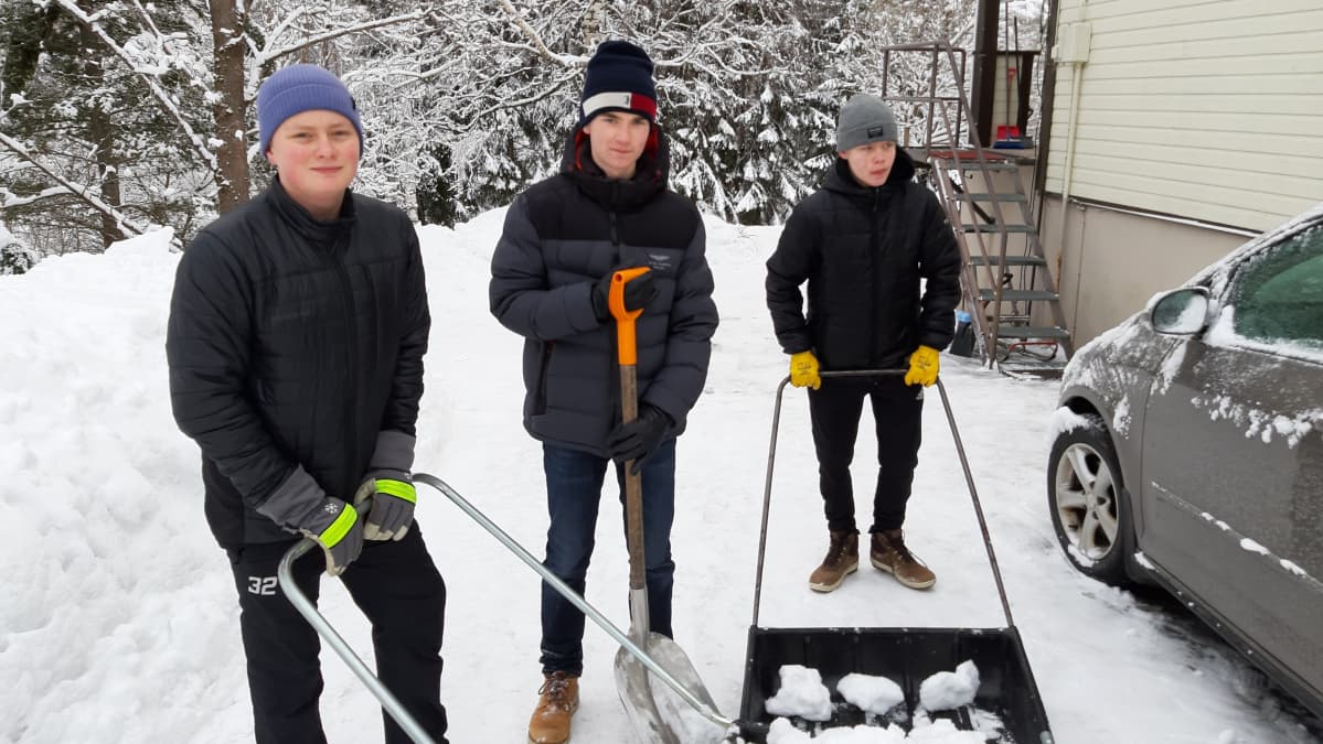 Iivari Kuukka, Henri Hannala ja Joni Saira