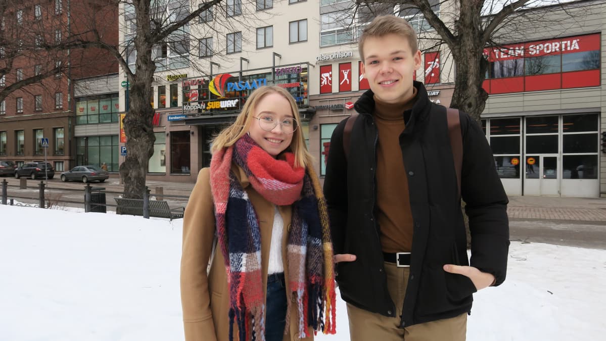 Iiris Mankki ja Cevor Tikerpuu.