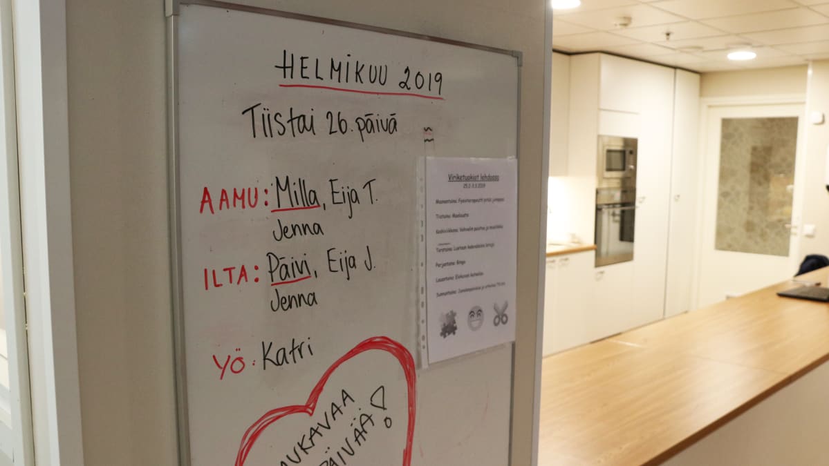 Avokeittiö hoivakodissa.