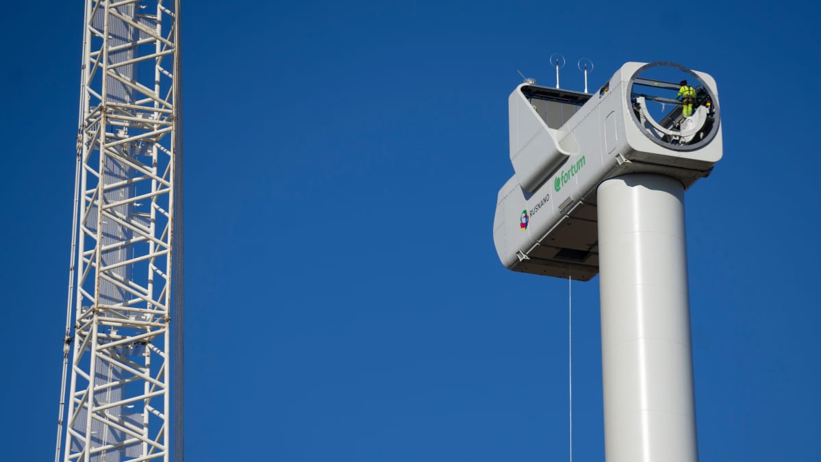 Fortum rakentaa tuulipuistoa Rostovin alueella.