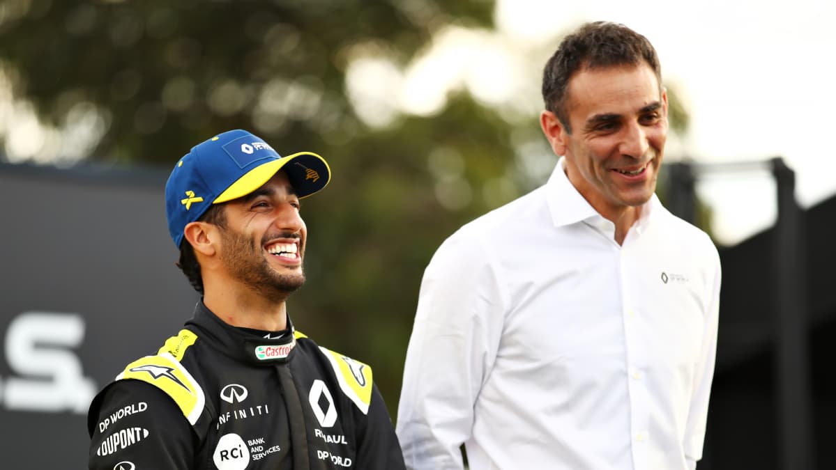 Daniel Ricciardo, Cyril Abiteboul