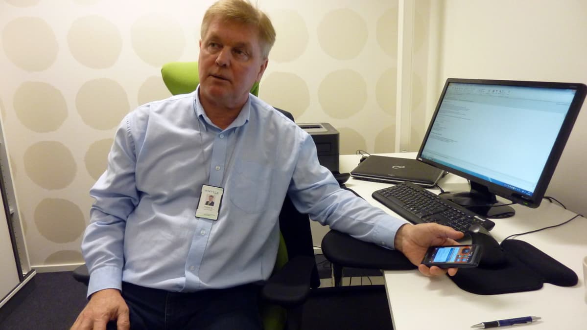 Miktechin varatoimitusjohtaja Juha Ropponen työhuoneessaan.