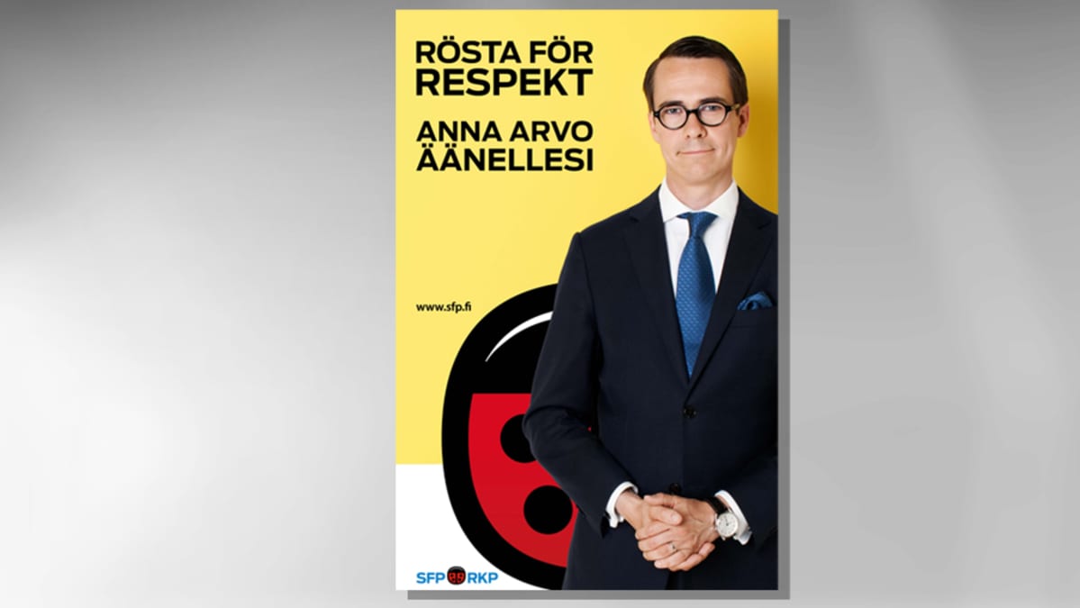 Ruotsalaisen kansanpuolueen kuntavaalijuliste 2012.