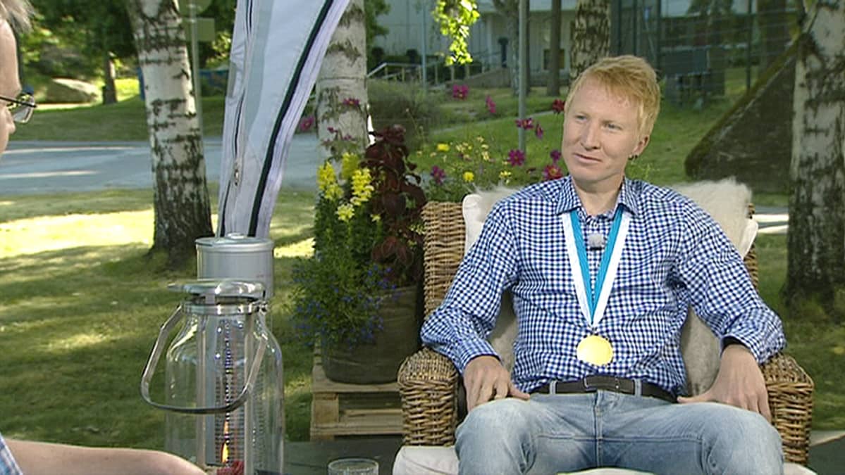 Sprinttisuunnistuksen MM-voittaja Mårten Boström.
