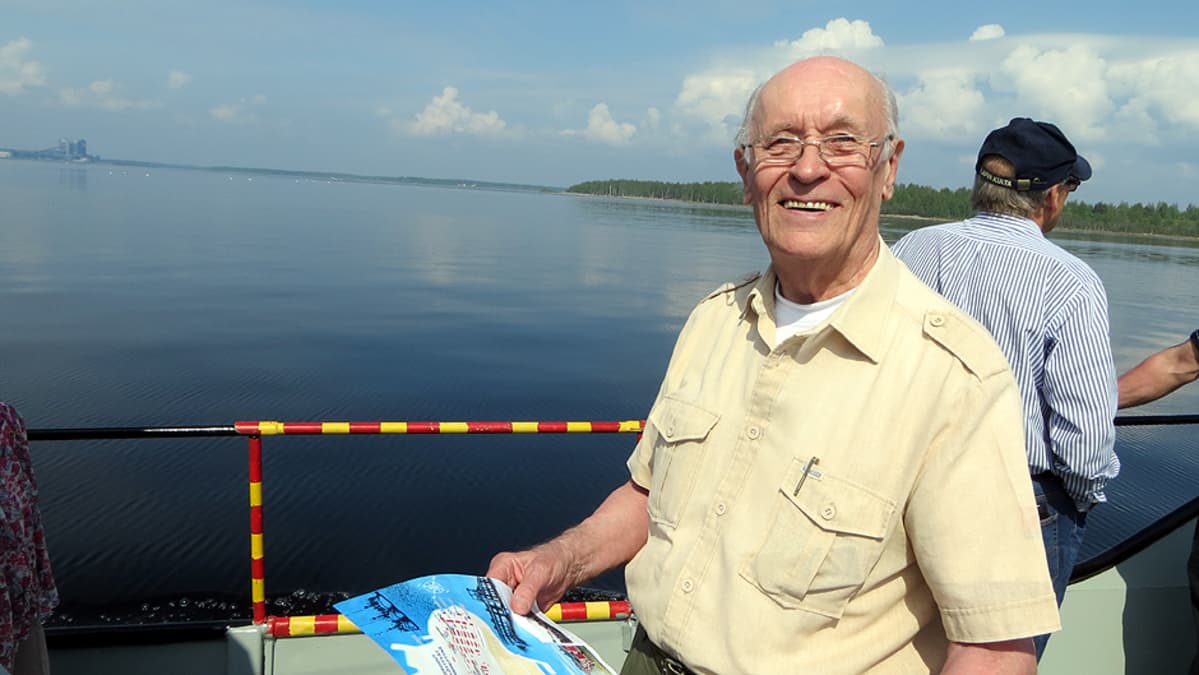 Väinö Anttila matkalla Kuusiluotoon kesäkuussa 2014