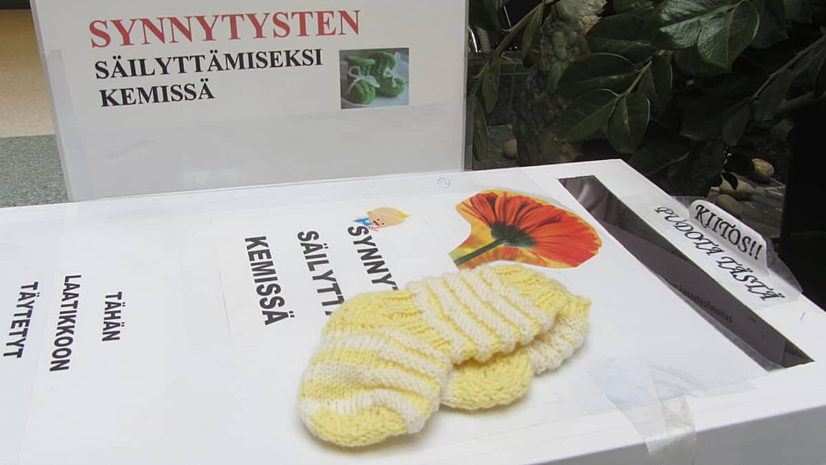 Nimienkeräyslaatikko synnärin säilymiseksi