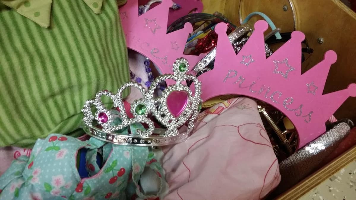 Salmiranta rooliasulaatikko prinsessa kruunu lastenhuone vastaanottokeskus vok