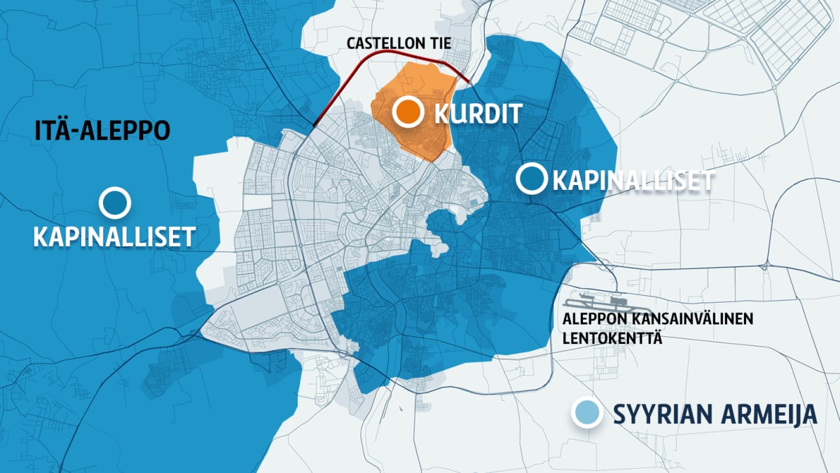 Aleppo kartta