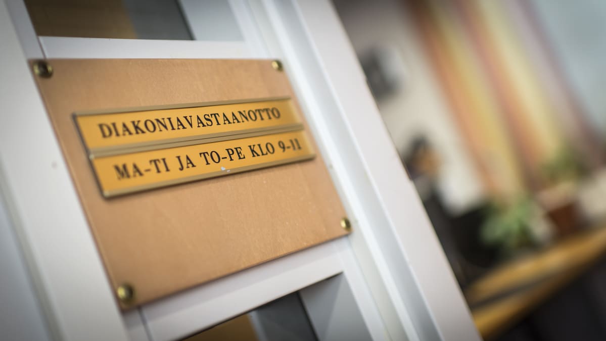 Diakoniavastaanottohuone Pietarsaaren seurakuntakeskuksessa.