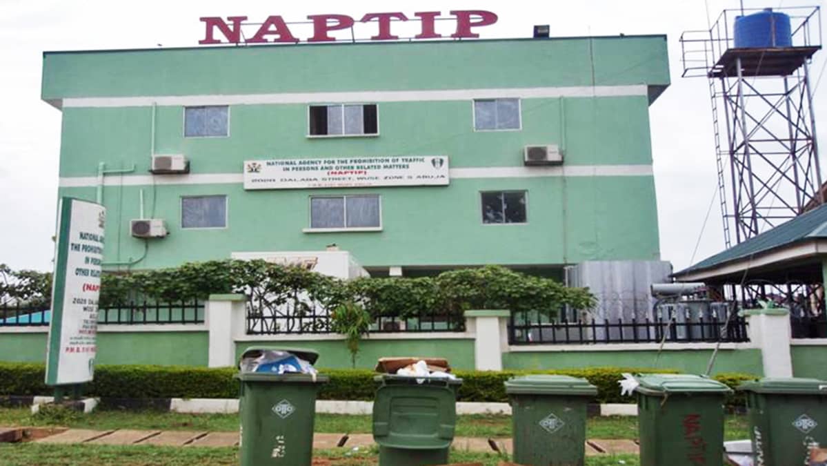 NAPTIP:n toimisto Nigerian pääkaupungissa Abujassa.
