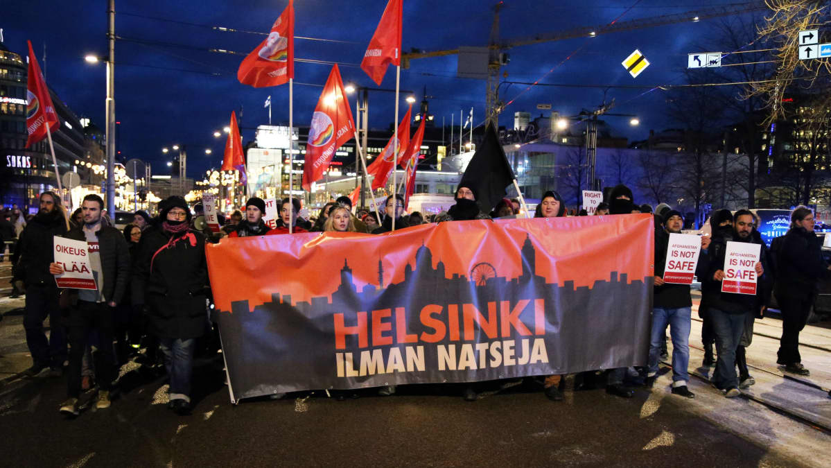 Mielenosoitus Helsingissä 6.12.2017