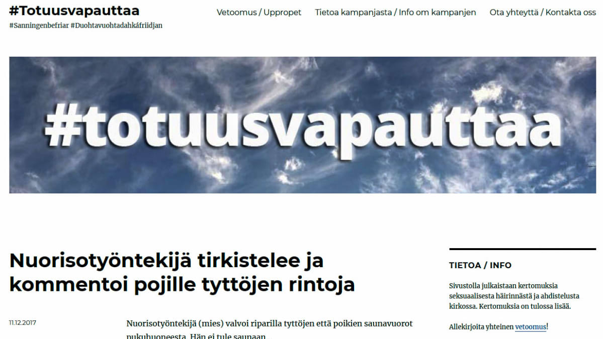 Totuus vapauttaa -sivu
