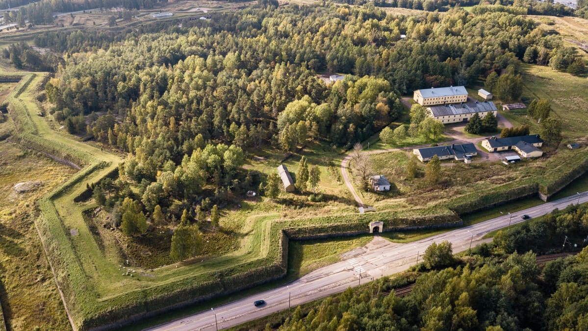 Ilmakuva Kyminlinnasta