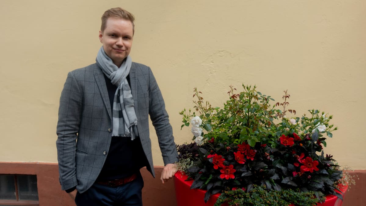 Porträtt på Juha Beuhrling-Pomoell, generalsekreterare på Konsumentförbundet.