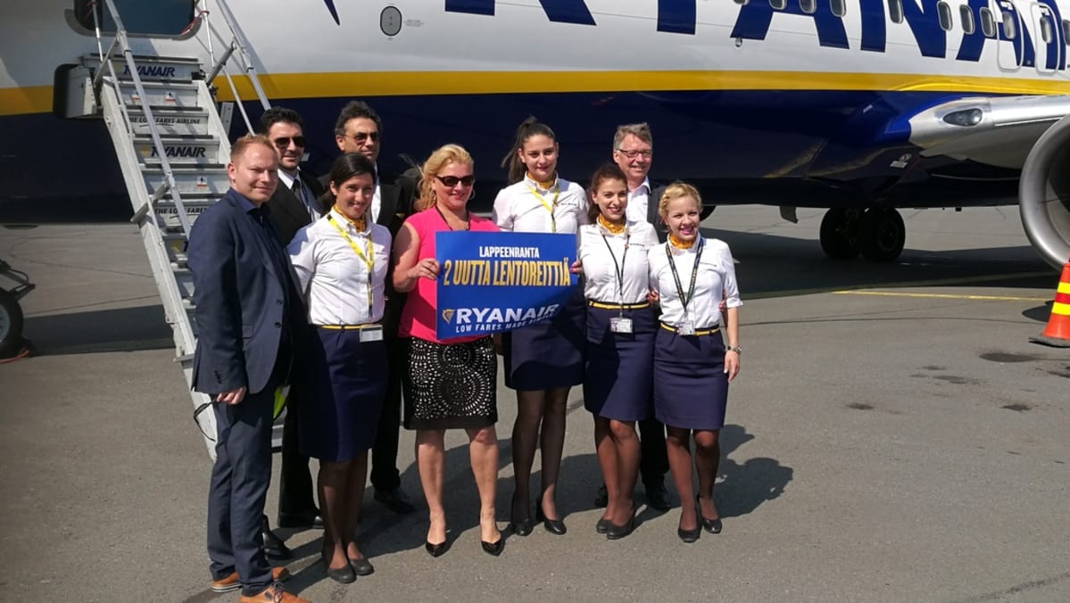 ryanair lappeenranta milano reitin avaus
