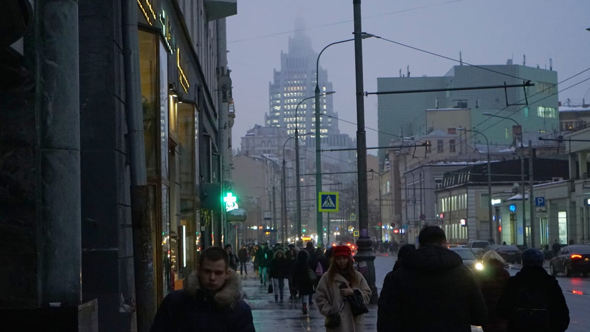 Dolgorukovskaya katu Moskovassa.