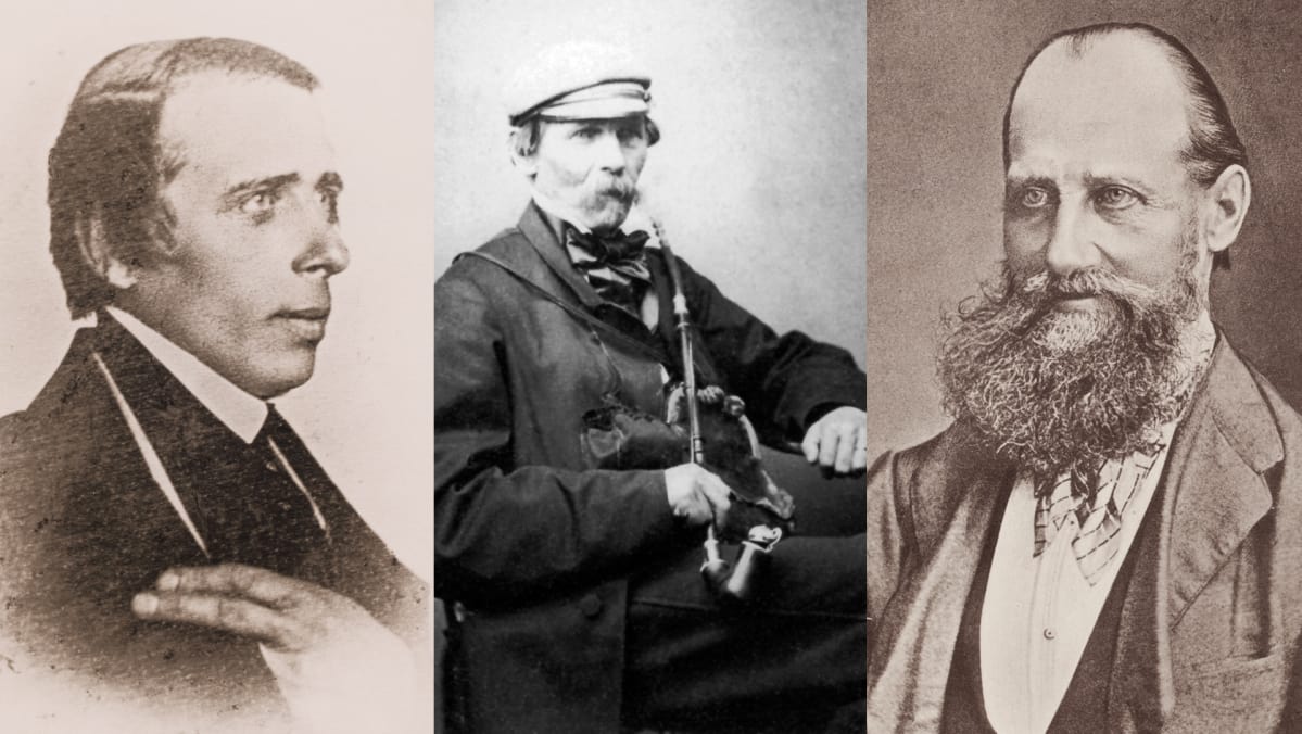 Wilhelm von Wright, Ferdinand von Wright ja Magnus von Wright.